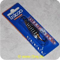 027752107481 - Blue Fox Inkoo blink - 12g - 5cm - Guld/sort m/hvide tværstreger holo