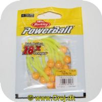 028632651582 - Power Bait Mice Tails - 13 stk - Orange Silver/Chartreuse - 8 cm - Ny udgave