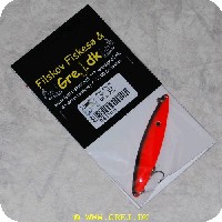 04TR16 - Trout - 16 gram - Sort/rød