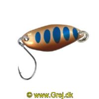 4250203344623 - FTM Fishing Tackle Max Skeblink Fly 1.2g - Sølv med blå striber og brun kant