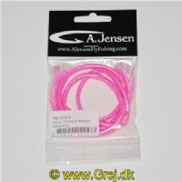 5704041002577 - Mylar Tubing Rør - Medium - Pink glow - Hul Mylar rør især til streamers