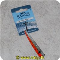 5706301665423 - Hansen Stripper 7 g. Rød/sølv med sorte prikker