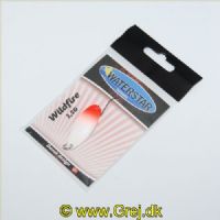 8000905 - Waterstar - Wildfire - 3,5 gram - Forside: Hvid med rød røv - Bagside: Hvid med rød røv