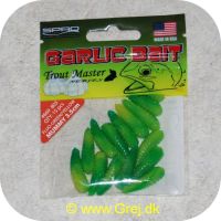 8716851249629 - Garlic Bait Trout Master 3.5 cm - Mummy - 15 stk - Fluo grøn/Gul