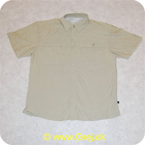 5708058011126 - Geoff Anderson Morada skjorte m/korte ærmer str. XXL er fremstillet af Silkwind, et blødt, meget let og tyndt materiale, der er meget behageligt mod huden - Tørrer hurtigt og er strygefri - Sandfarvet