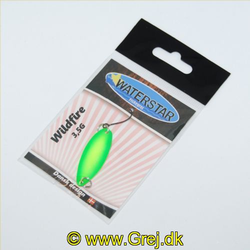 8000904 - Waterstar - Wildfire - 3,5 gram - Forside: Vandmelon (Grøn og gul) - Bagside: Orange