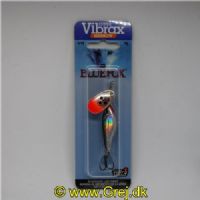 027752106958 - Minnow Super Vibrax - Sølvfarvet blad og fisk - Sorte prikker og sort ryg