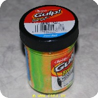 028632247877 - Berkley Gulp med glimmer - 50 gram - Grøn/gul/orange - Org. navn: Rainbow Candy