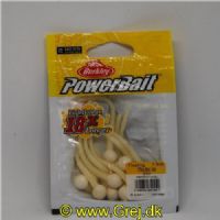 028632651551 - Power Bait Mice Tails - 13 stk - Hvid / glow - 8 cm - Ny udgave