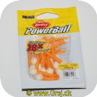 028632651568 - Power Bait Mice Tails - 13 stk - Glow/Orange Silver - 8 cm - Ny udgave