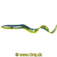 5706301637796 - Savage gear Real Eel 20 cm lang - 27 gram - Green Yellow Glitter (uden jighoved og stinger kroge)