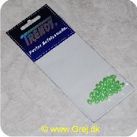 5707614950312 - Trendy store selvlysende perler - 25 stk - Grønne