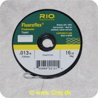 730884221214 - Rio Fluoroflex Freshwater tippet - 0,33mm - 8kg - 22,8m - Klar
