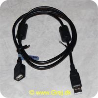 7340004659105 - USB Kabel Forlængerkabel - 2m