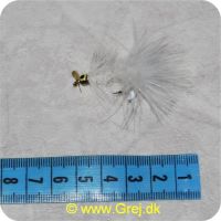 FL00110 - Unique Flies - UF Dog Nobbler m/propel - Hvid