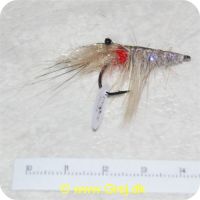 FL00502 - UF John Shrimp Grey Gamakatsu - Krogstr. 4 - Grå reje med lidt rødt og mørkt
