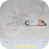 FL13034 - Sea Trout flies - Marabou Juletræ-Hvid