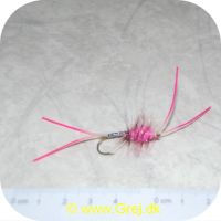 FL13056 - Sea Trout Flies - Rubber Leg Devil - Pink