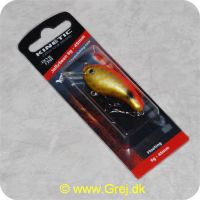 JELLY6OGG - Kinetic Jellybean Wobler 6 gram - 45mm - Orange/grå/guld - Flydende