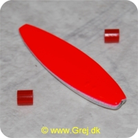 PTSK01GL10 - Gennemløber - P&T Skrue 10 gram - F. rød/hvid