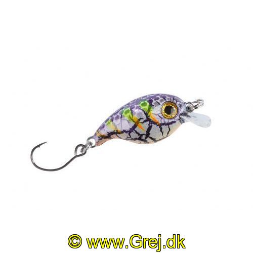 4005652835181 - Trout Attack Thunder wobbler - 30mm. - Vægt:2g. - Farve:Farve B - 001 6093 002<br>Floating trout crank hard bait with cool UV-active colours that bring in the strikes. With rattles in its body. The hook tip has been sharpened chemically.