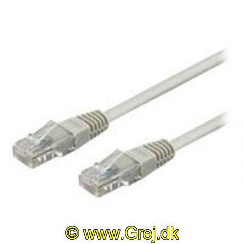 4040849684449 - Internet kabel - Type RJ45 - Cat6 - 10m - Grå