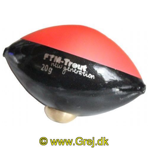 4250203336703 - FTM Spotter Egg - 20 gram - Rød/Sort - flydende - 6 cm lang 
Denne Bombarda har formen som et æg som ligger vandret med den sorte side nedad og den røde opad. Fiskene har svært ved at opdage denne flåd mens du kan se din Bombarda på store afstande.