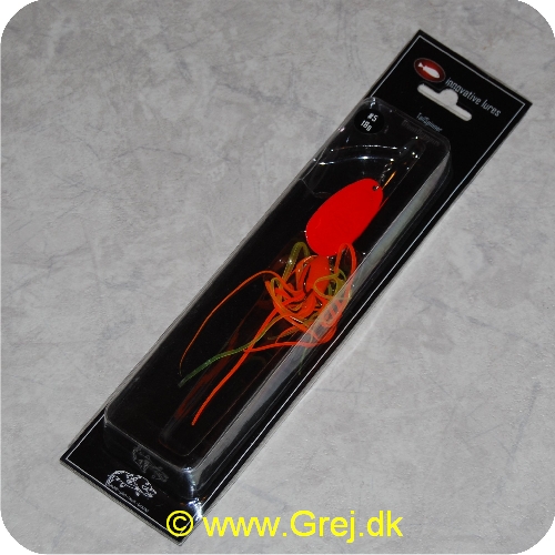 5704241000038 - Innovative Lures Tail Spinner GiantOctopus - 18 gram - Str. 5 - Orange