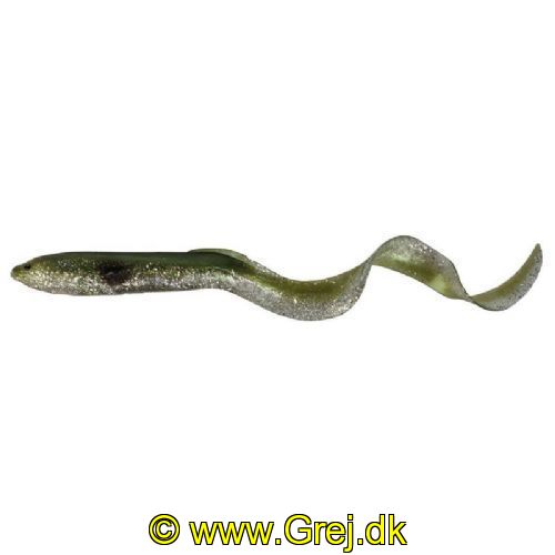 5706301637772 - Savage gear Real Eel 20 cm lang - 27 gram - Green Silver (uden jighoved og stinger kroge)
<BR>Til Gedder og andre store rovfisk