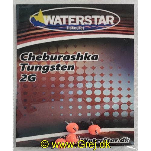 747191998364 - Waterstar Tungsten Cheburashka Head -  4 stk. - 2 gram