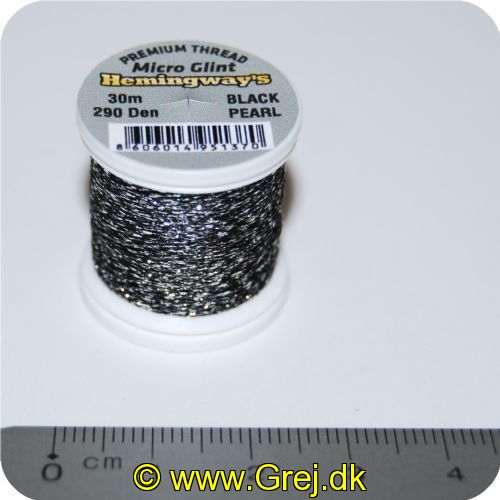 8606014951370 - Hemmingway Micro Glint Black Pearl Premium Thread 30meter
