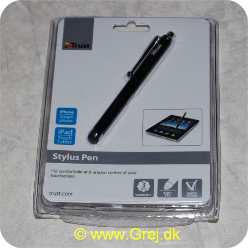 8713439177411 - Trust - Touch Pen - Sortberørings pen til smartphones og tablets