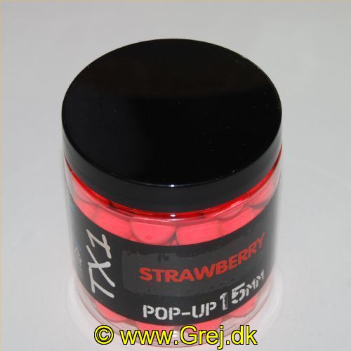 8717009845748 - Shimano Pop-Ups - TX1 - 15mm - 100g - Strawberry (Jordbær)