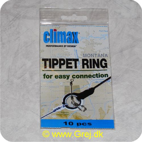 CTR01 - Climax Tippet Ring for easy connection - 2 mm - 10 stk