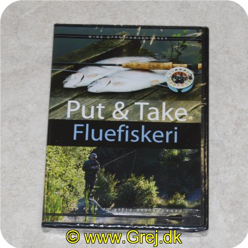 DVD405 - DVD: Put & Take fiskeri af Niels Vestergaard med Claus Eriksen og Joe Christiansen- 45 min. - Filmen er fyldt med vigtige fisketips for dig. der kan lide at fiske i ørredsøer