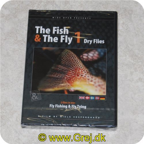 DVD901 - DVD: The Fish & the Fly 1 - Dry Flies af Niels Vestergaard med Morten Oeland- 56 min.x2 - Filmene handler om fiskeri med tørfluer og om at binde fluer