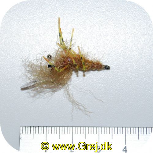 FL00722 - Seatrout UV Flies - Honeyshrimp UV - Str. 06 - Beige