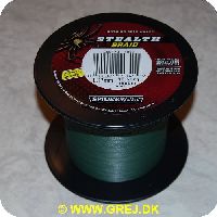 022021553419 - SpiderWIRE Stealth Braid - 0.17mm - 11.6 kg - Grøn - Pris pr. meter 1 kr