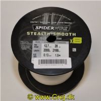 022021664221M - SpiderWIRE Stealth Smooth - Fletline X8 0,13 mm - 12,7 kg - Hvid - Vælg antal meter