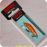 022677001449 - Rapala Original - Gold FL Red - 3 cm. - Flydende (F03GFR)