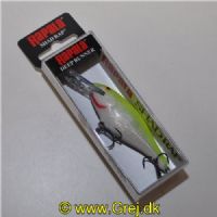 022677008424 - Rapala Deep Runner (SR07) - 7cm - 8g - Dybde: 1,5 - 3,3m - Silver Fluorescent Chartreuse (SFC)