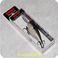 022677020655 - Rapala Shad Rap RS 7cm/12g - Arbejdsdybde: 2.1-4.5m - Oliven/hvid