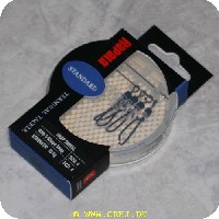 022677149097 - Rapala Snap Swivel m/T-Shape Snap - 4 stk. - Str. 4 - Holder til 35 kg. - I praktisk æske