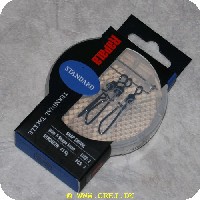 022677149103 - Rapala Snap Swivel m/TSS - 3 stk. - Str. 2 - Holder til 43 kg. - I praktisk æske - RTT4132