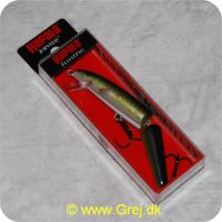 022677192154 -  Rapala Jointed - 11 cm - 9 gram  - Oliven/grå/hvid - Flydende