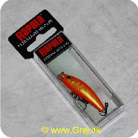 022677200569 - Rapala Ultra Light Minnow - Gold FL Red - 4cm/3g - Arbejdsdybde: 0.6-0.9m