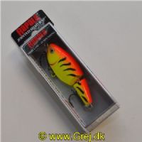 022677210308 - Rapala Jointed Shad Rap - Shallow - Suspending - 7cm/11g - Farve: Hot Tiger - Arbejdsdybde:0,9-1,5m