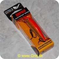 022677226149 - Rapala Scatter Rap Countdown - 7cm/7g - Gold Fl. Red - Arbejdsd.: 1.8-2.4m