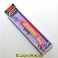 022677255859 - Rapala Jointed Deep Husky Jerk - 12cm - 14 gram - Farve: Pink Tiger UV - Arbejdsdybde: 2.4-4m - Susp