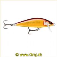 022677324135 - Rapala Countdown Elite - 5,5cm/5g - Gilded Gold Red - Arbejdsdybde: 0,9-1,2m